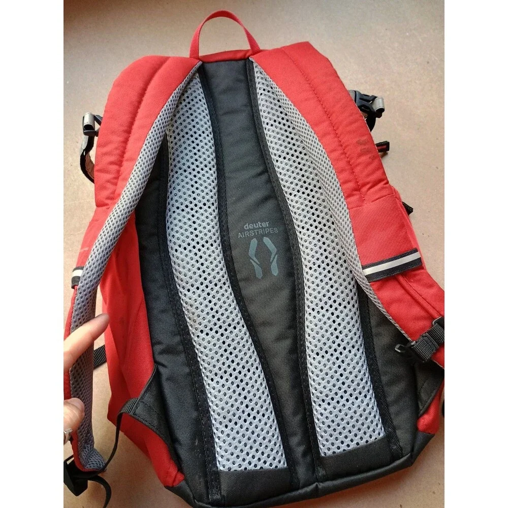 Porche Red Lifestyle Backpack Deuter Airstripes Rucksack Hiking School